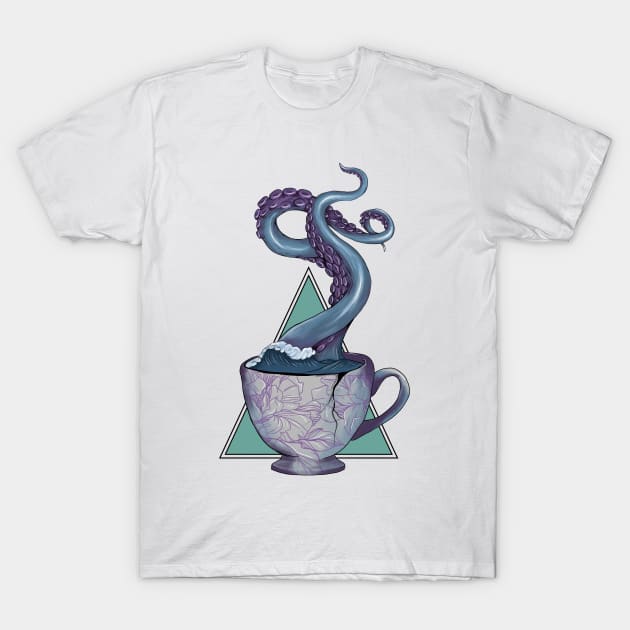 Storm in a tea cup T-Shirt by Jess Adams